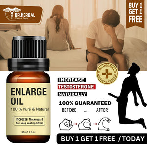 Ayurvedic Enlarge Oil 🔥 (Winter Offer Buy 1 Get 1 FREE)