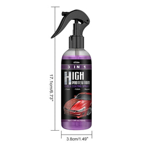 Hydrophobic Polish Nano Coating Agent Car Scratch Spray  Wet Shine