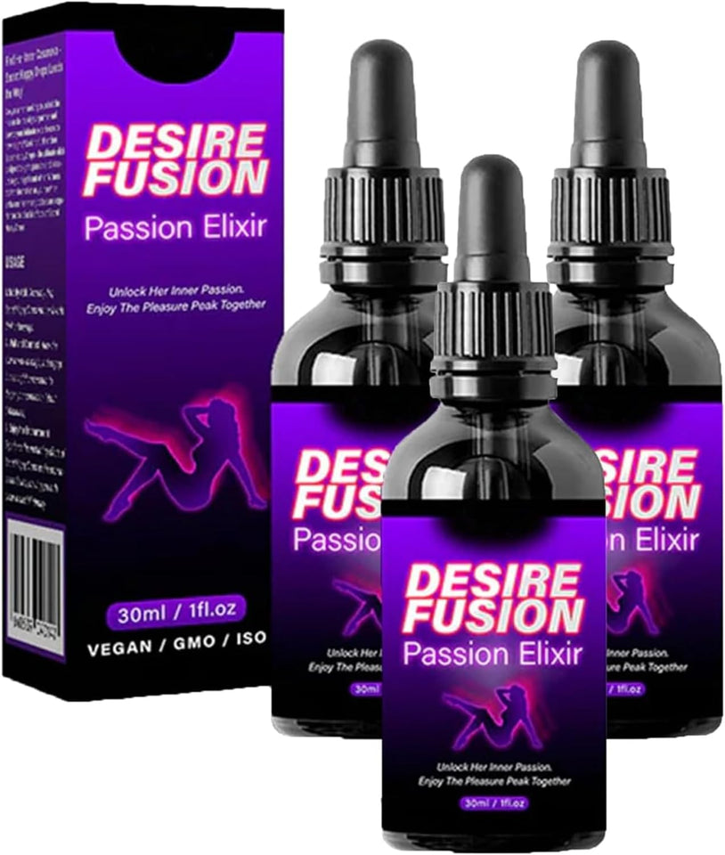 DesireFusion Passion Elixir, Drops -Happy Hormones Drops for Women