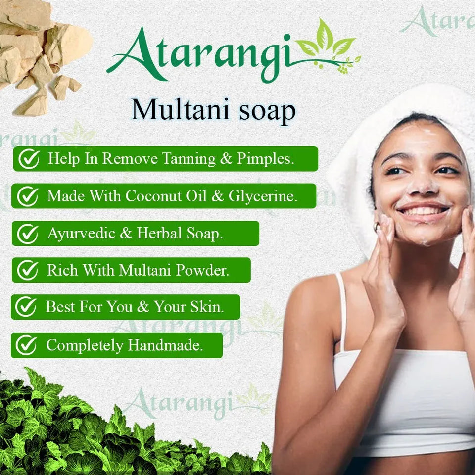 Multani Mitti Soap (Buy 1 Get 1 Free)