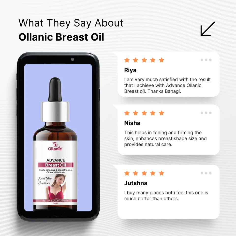 Advance Herbal Breast Oil (Buy 1 Get 1 Free)